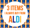 a mum reviews aldi 3 items tips