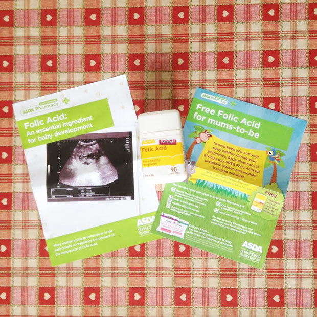 a mum reviews freebies mum baby free folic acid asda pharmacy