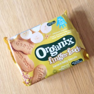a mum reviews organix finger foods banana baby biscuits review