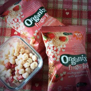 Organix Finger Foods Multigrain Hearts With Strawberry Review A Mum Reviews