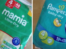 Mamia and Pampers Nappies Size 4 - Reviews & Comparisons A Mum Reviews
