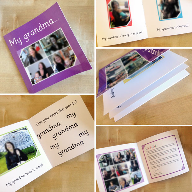 mothers day personalised book