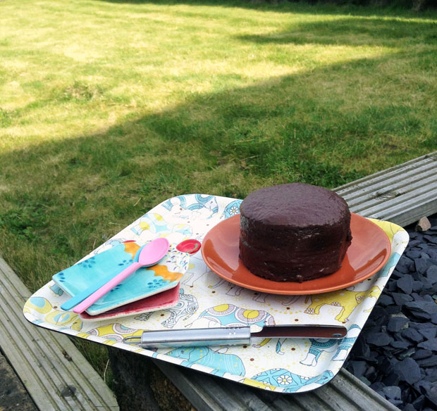 Gardening and Cake - Chocolate Cake Baking Kit from Dobies Review  A Mum Reviews