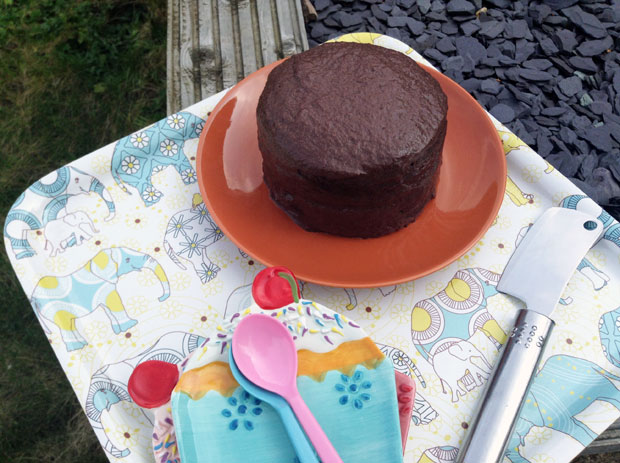 Gardening and Cake - Chocolate Cake Baking Kit from Dobies Review  A Mum Reviews
