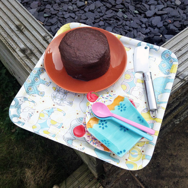 Gardening and Cake - Chocolate Cake Baking Kit from Dobies Review  A Mum Reviews