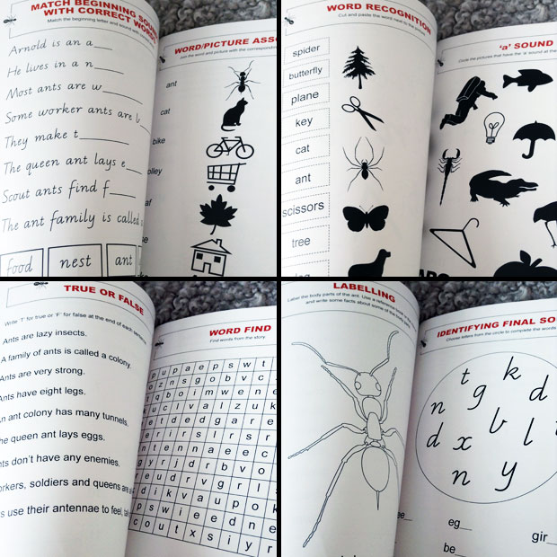 Arnold Ant Activity Book by Alice Horwill Review A Mum Reviews