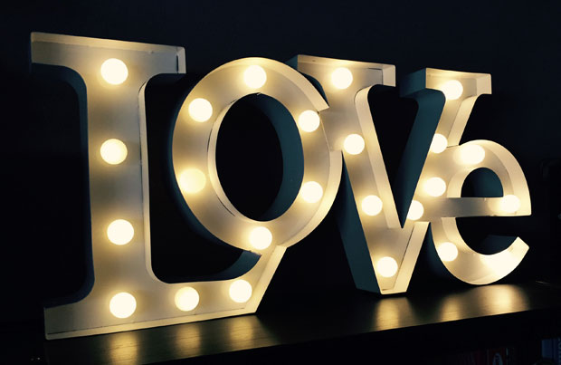 LOVE Shaped Wall Hanging Light Review - Valuelights A Mum Reviews