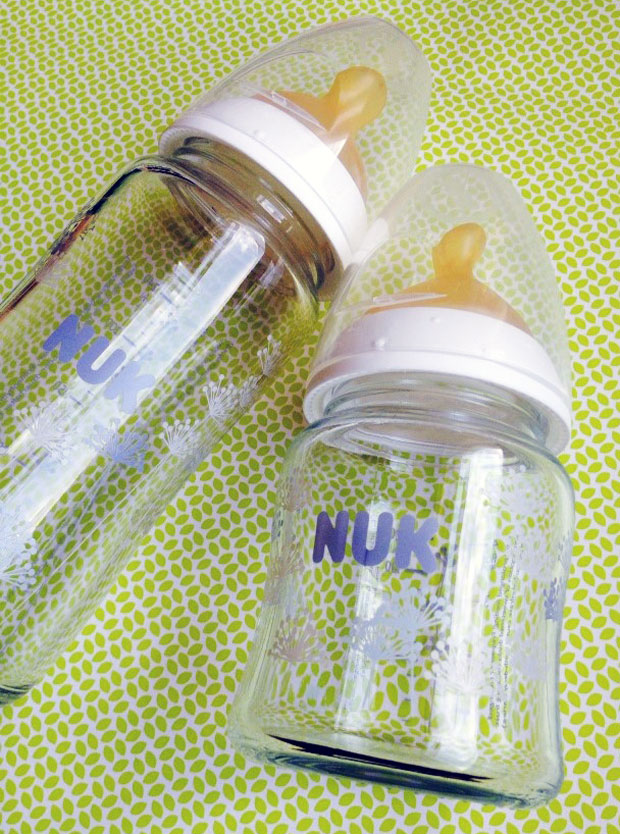 glass nuk bottles