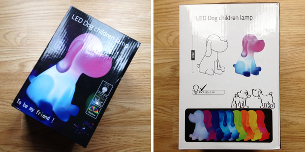Dog LED Mood Night Lamp Review A Mum Reviews
