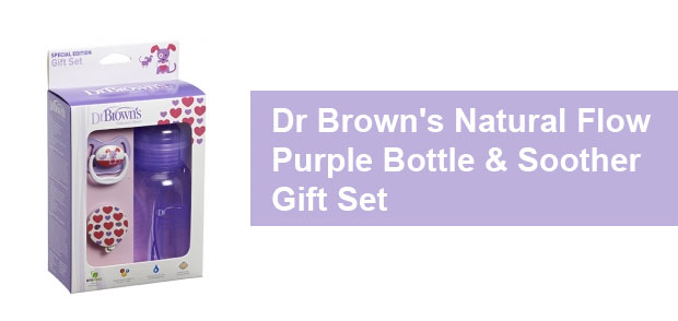 Giveaway: Win a Dr Brown's Natural Flow Purple Gift Set A Mum Reviews