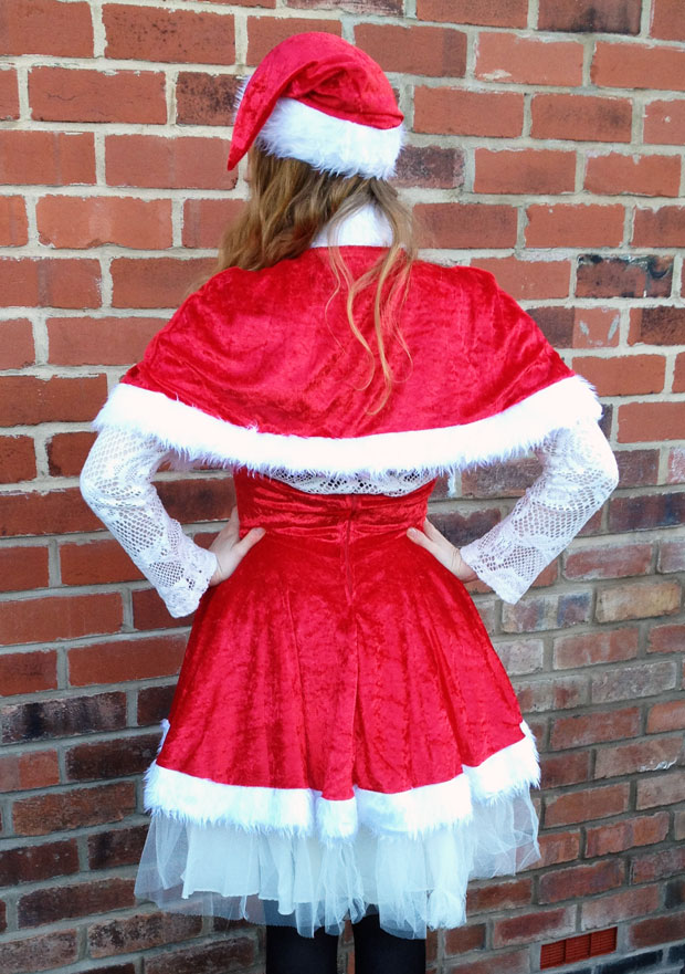 Tickled Pink Fancy Dress Deluxe Miss Santa Costume Review A Mum Reviews