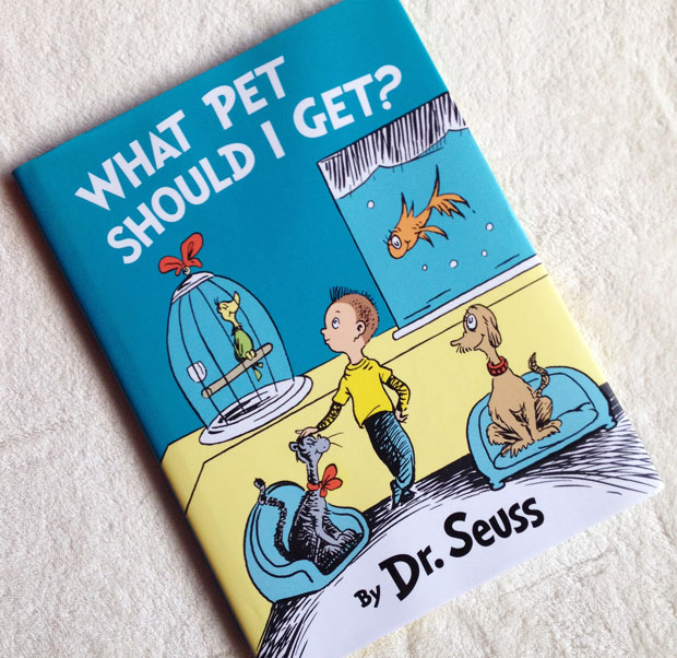 Book Review: What Pet Should I Get? by Dr Seuss A Mum Reviews