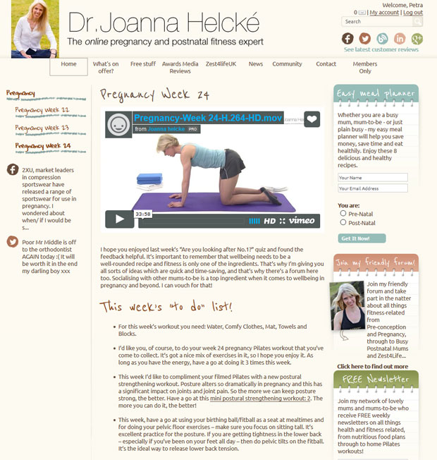 Starting Online Pregnancy Pilates With Dr. Joanna Helcké A Mum Reviews