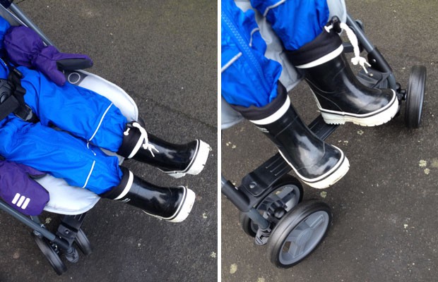 diy stroller footrest