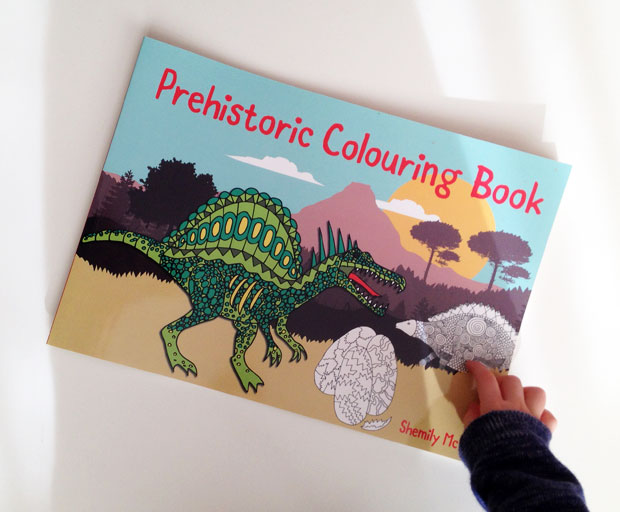 Book Review: Prehistoric Colouring Book A Mum Reviews