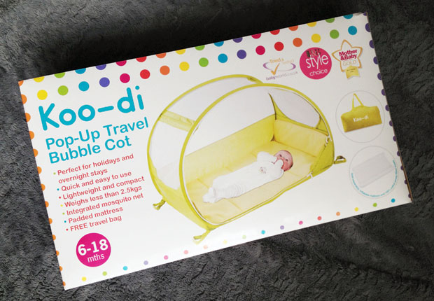 Koo-Di Pop-Up Bubble Travel Cot Review A Mum Reviews 