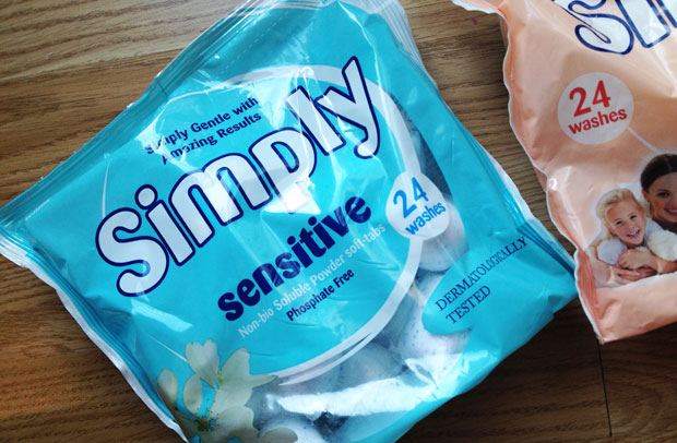 Simply Pure & Sensitive Powder-Tabs Laundry Detergent Review A Mum Reviews