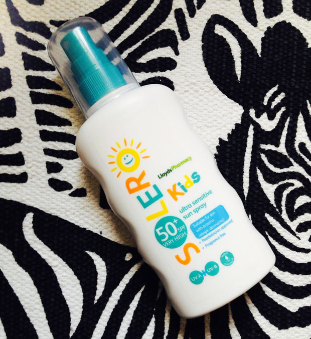 Lloyds Pharmacy Solero Kids Sun Spray SPF 50+ Review A Mum Reviews