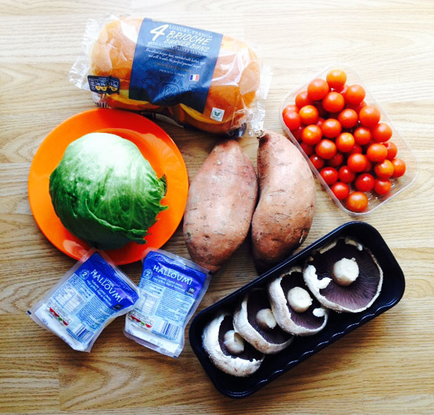 Recipe: Delicious Halloumi & Portobello Mushroom Burgers A Mum Reviews