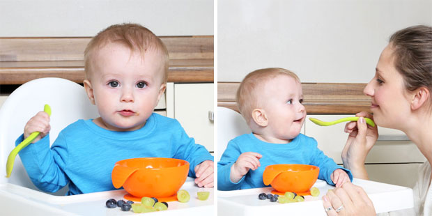 Koo-Di Feed-Me Silicone Weaning Bowl & Spoon Set Review A Mum Reviews