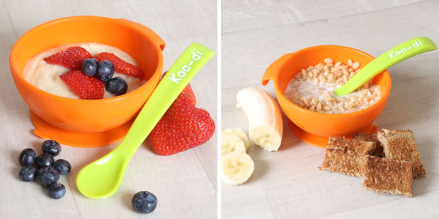 Koo-Di Feed-Me Silicone Weaning Bowl & Spoon Set Review A Mum Reviews