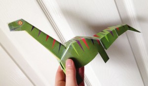 PUKACA Dinosaurs Paper Toys DIY Paper Craft Kit Review A Mum Reviews