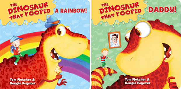 The Dinosaur That Pooped Daddy + A Rainbow Board Books Review A Mum Reviews