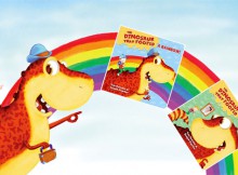The Dinosaur That Pooped Daddy + A Rainbow Board Books Review A Mum Reviews