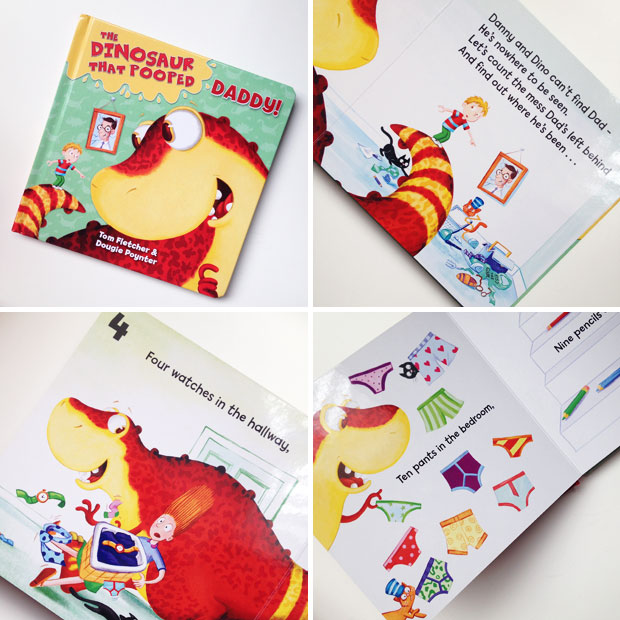 The Dinosaur That Pooped Daddy + A Rainbow Board Books Review A Mum Reviews