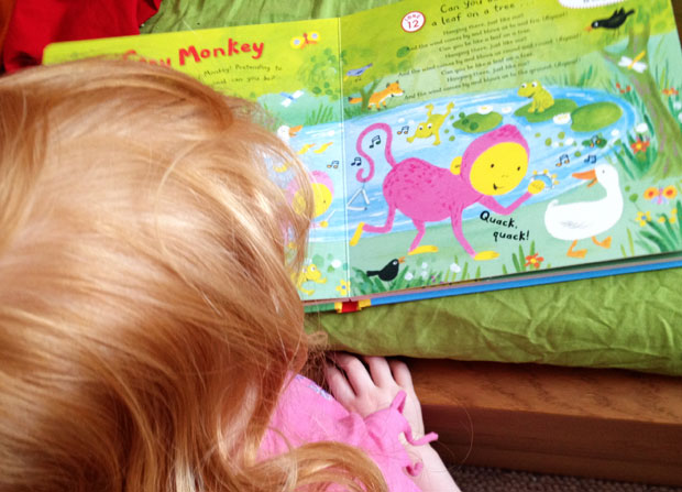 Monkey Music: Let's Sing and Play Board Book & CD Review A Mum Reviews
