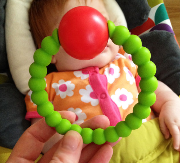 Nibbling Rattle Ring Review - Baby Safe Teething Accessories A Mum Reviews