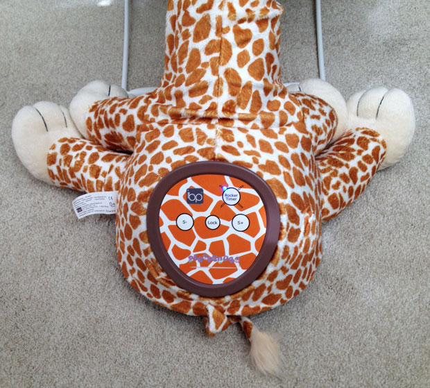 Sleepybobo Gerry the Giraffe Portable Baby Rocker Review A Mum Reviews