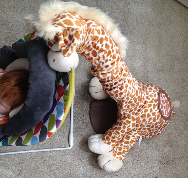 Sleepybobo Gerry the Giraffe Portable Baby Rocker Review A Mum Reviews