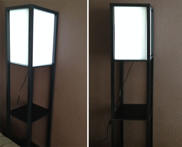 Wooden Shelving Unit Floor Lamp Review - Valuelights A Mum Reviews