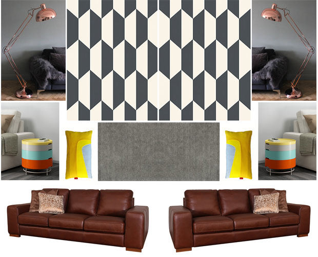 Autumn Interior Inspiration Mood Board / A Retro Family Living Room A Mum Reviews