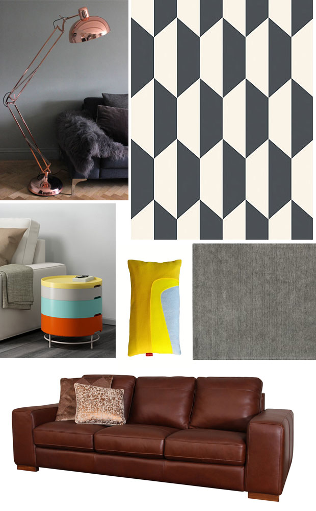 Autumn Interior Inspiration Mood Board / A Retro Family Living Room A Mum Reviews