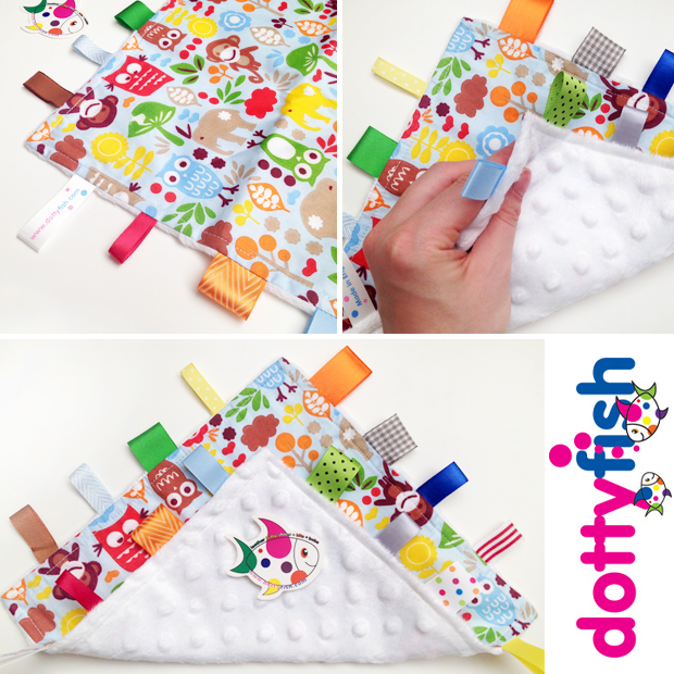 Dotty Fish Tag Blanket Review - Woodland Design A Mum Reviews