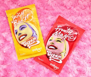Ooharr Cream Face Masks Review - Fruity Magic & Juicy Burst A Mum Reviews