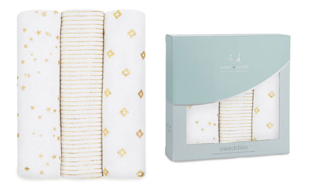 aden + anais Gold Metallic Classic Muslin Swaddles Review A Mum Reviews