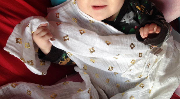 aden + anais Gold Metallic Classic Muslin Swaddles Review A Mum Reviews