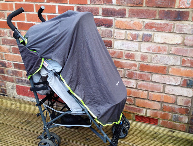 Charcoal Grey Koo-di Sun and Sleep Stroller Cover 