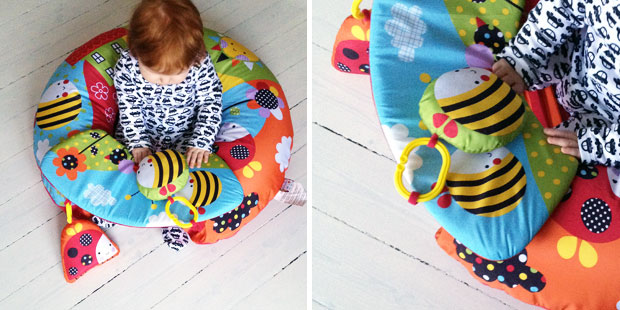 Red Kite Sit Me Up Inflatable Ring-Garden Gang Review A Mum Reviews
