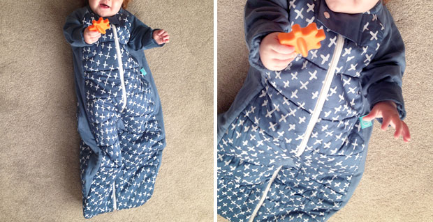 ergoPouch Winter Sleepsuit Bag Review - 2.5 tog with Sleeves A Mum Reviews