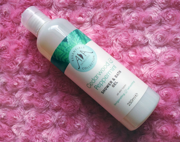 AA Skincare Cedarwood & Peppermint Shower & Bath Gel A Mum Reviews