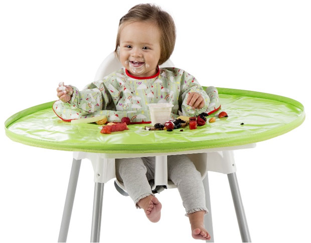 Tidy Tot Bib and Tray Kit Review - Mealtimes Without the Mess A Mum Reviews