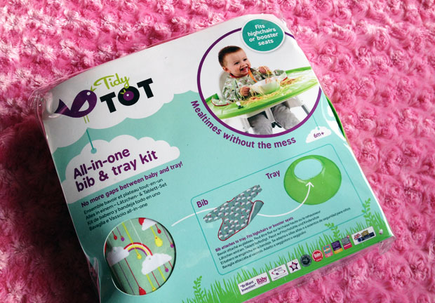 Tidy Tot Bib and Tray Kit Review - Mealtimes Without the Mess A Mum Reviews