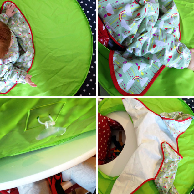 Battling the baby led weaning mess: Tidy Tot Review