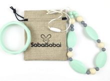 Giveaway Win SabaiSabai Silicone Teething Necklace & Bracelet Set A Mum Reviews