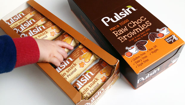 Pulsin Vegan Protein Bars - Maple & Peanut and Raw Choc Brownie A Mum Reviews