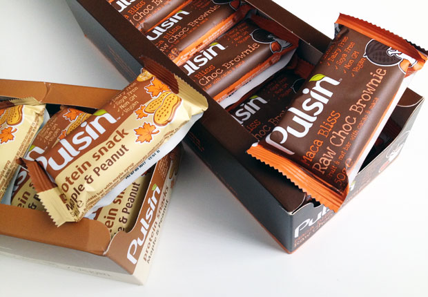 Pulsin Vegan Protein Bars - Maple & Peanut and Raw Choc Brownie A Mum Reviews